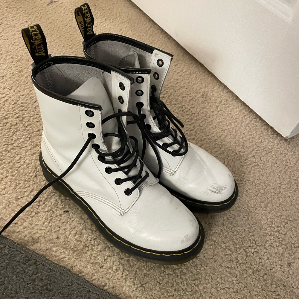 White Dr. Martens